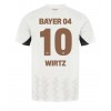 Bayer Leverkusen Florian Wirtz #10 Bortatröja 2024-25 Korta ärmar